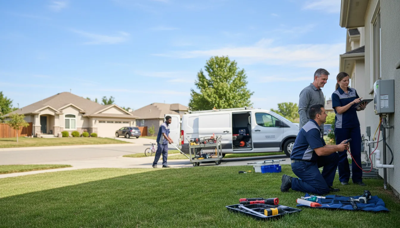 Tankless water heater service in Red Hill, PA
